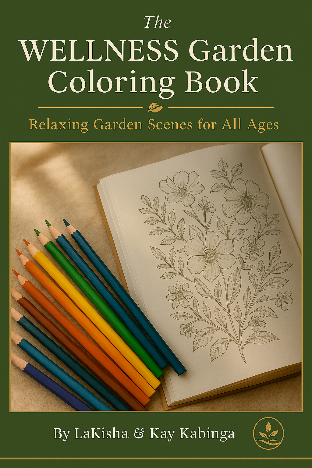 The WELLNESS Garden Coloring Book
